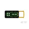 TE Connectivity Automobilový konektor, počet kontaktů: 6 barva Zelená, Vnitřní, Kabel, řada: Heavy Duty Sealed Connector
