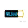 TE Connectivity Automobilový konektor barva Modrá, Vnitřní, Kabel, řada: HDSCS Krimpovací, IP67, IP69K