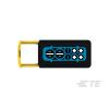 TE Connectivity Automobilový konektor barva Modrá, Vnitřní, Kabel, řada: HDSCS Krimpovací, IP67, IP69K