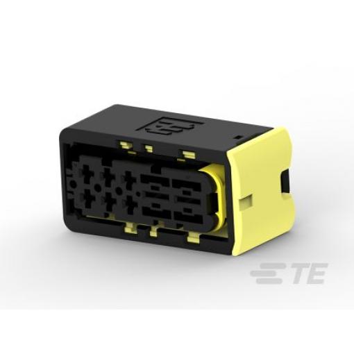 TE Connectivity Automobilový konektor, počet kontaktů: 8 barva Černá, Vnitřní, Kabel, řada: HDSCS Krimpovací, IP69K,
