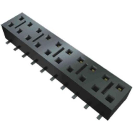 Patice PCB, řada: HLE, rozteč: 2.54mm, počet kontaktů: 24, počet řad: 2, Povrchová montáž Samtec