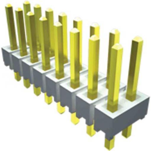 Samtec Kolíkový konektor, řada: HTSW, počet kontaktů: 50, počet řad: 1, rozteč: 2.54 mm, Nekrytý, pokovení: Zlatá