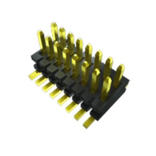 Samtec Kolíkový konektor, řada: FTE, počet kontaktů: 40, počet řad: 2, rozteč: 0.8 mm, orientace těla: Svislé, Povrchová