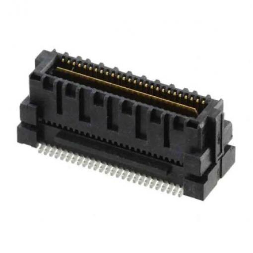 Patice PCB, řada: ASP, orientace těla: Svislé, rozteč: 0.64 mm, počet kontaktů: 52, Povrchová montáž Zatlačovací Samtec
