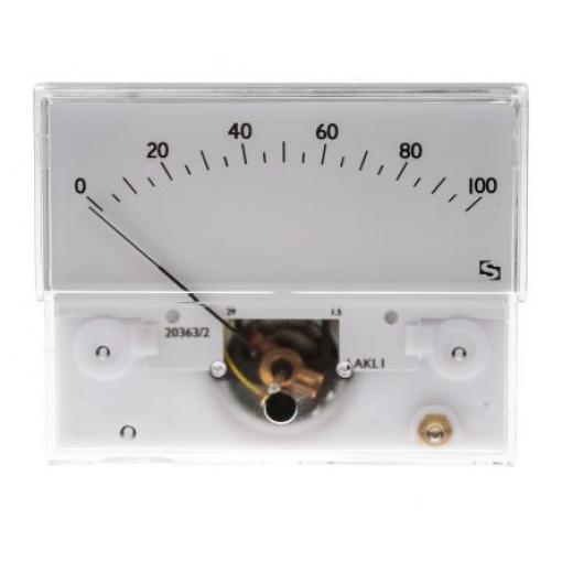 Analogový panelový ampérmetr IS 11001, výška výřezu: 32.3 mm DC, šířka výřezu: 73.7 mm, přesnost měřicího přístroje: