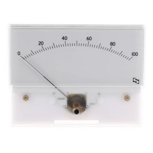 Analogový panelový ampérmetr IS 11019, řada: 19 25 A, výška výřezu: 55.5 mm DC, šířka výřezu: 121 mm, přesnost měřicího