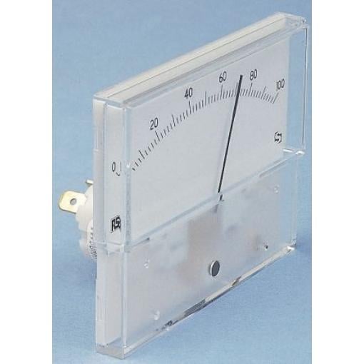 Analogový panelový ampérmetr IS 11026, výška výřezu: 55.5 mm DC, šířka výřezu: 121 mm, přesnost měřicího přístroje: ±1.5