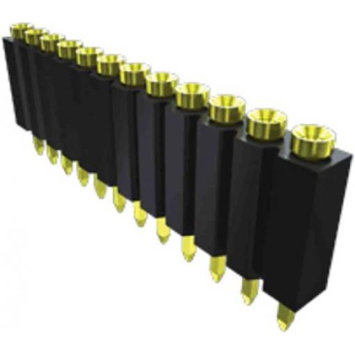 Patice PCB, řada: ESS, orientace těla: Rovný, rozteč: 2.54 mm Deska-deska, počet kontaktů: 4, počet řad: 1, Průchozí