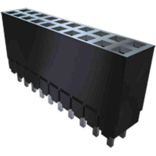 Patice PCB, řada: ESW, orientace těla: Svislé, rozteč: 2.54 mm Deska-deska, počet kontaktů: 6, počet řad: 1, Průchozí
