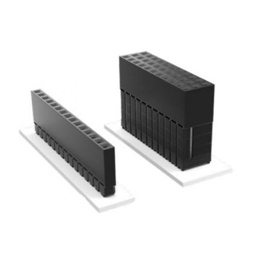 Patice PCB, řada: ESW, orientace těla: Rovný, rozteč: 2.54 mm Deska-deska, počet kontaktů: 16, počet řad: 2, Průchozí