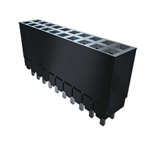 Patice PCB, řada: ESW, orientace těla: Rovný, rozteč: 2.54 mm Deska-deska, počet kontaktů: 50, počet řad: 2, Průchozí