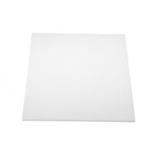 RS PRO Plastová deska, Polytetrafluorethylén barva Bílá, délka: 300 mm, šířka: 300 mm, tloušťka: 8 mm