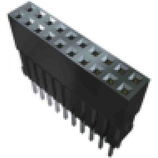 Patice PCB, řada: ESQ, orientace těla: Rovný, rozteč: 2.54 mm Deska-deska, počet kontaktů: 50, počet řad: 2, Průchozí