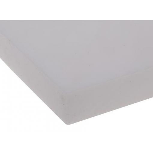 RS PRO Plastová deska, Polytetrafluorethylén barva Bílá, délka: 300 mm, šířka: 300 mm, tloušťka: 12 mm