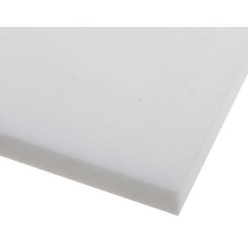 RS PRO Plastová deska, Polytetrafluorethylén barva Bílá, délka: 300 mm, šířka: 300 mm, tloušťka: 15 mm