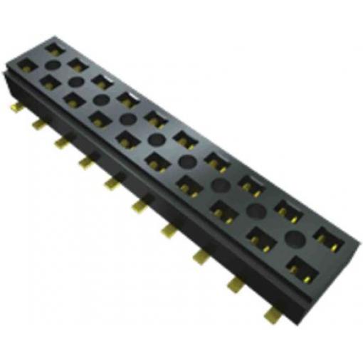 Patice PCB, řada: CLT, orientace těla: Svislé, rozteč: 2 mm Deska-deska, počet kontaktů: 10, počet řad: 2, Povrch