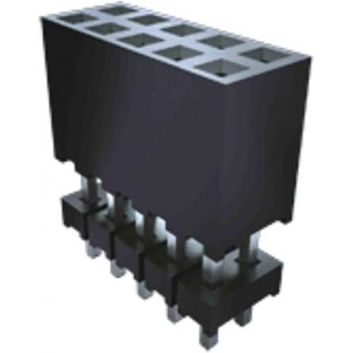 Patice PCB, řada: ESQT, orientace těla: Svislé, rozteč: 2 mm Deska-deska, počet kontaktů: 40, počet řad: 2, Průchozí