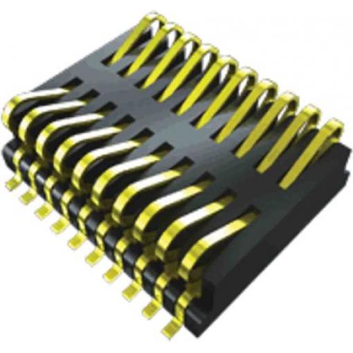 Samtec Konektor PCB, řada: FSI, Deska-deska, počet kontaktů: 20, počet řad: 2, rozteč: 1 mm, orientace těla: Rovný,