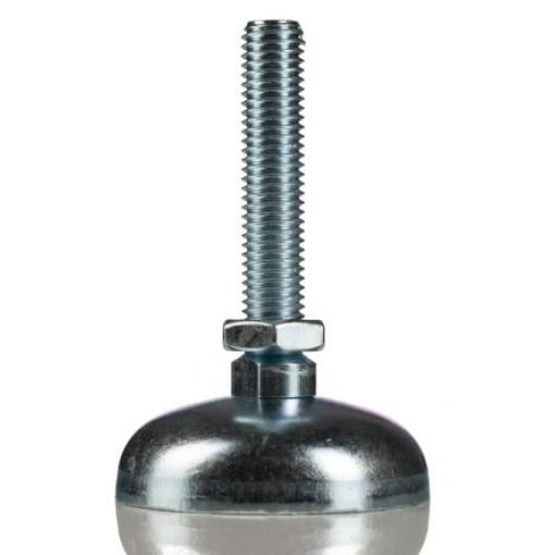 Nastavitelná noha Nastavitelná noha, Ocel Patka, pasuje do drážky : 10 mm závit M12 Bosch Rexroth