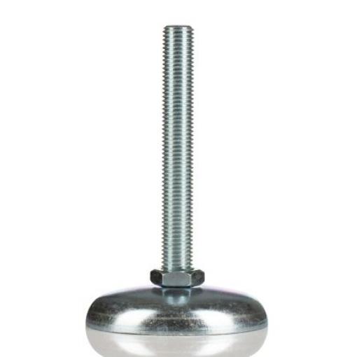 Nastavitelná noha, řada: Leveling Foot Nastavitelná noha, systém produktů: MGE, Ocel Patka, pasuje do drážky : 10 mm