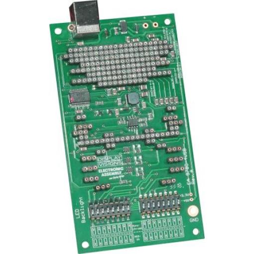 Deska displeje EA 9780-4USB Příslušenství Display Visions Testovací deska USB pro PC (Windows) LCD EA eLABEL20-A, EA DOG