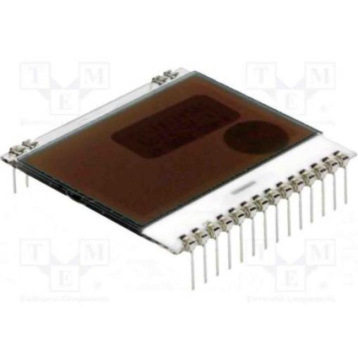 Monochromatický LCD displej, řada: EA DOG Grafické podsvícení LED Žlutá 102 x 64 pixel I2C/SPI Display Visions Žlutá