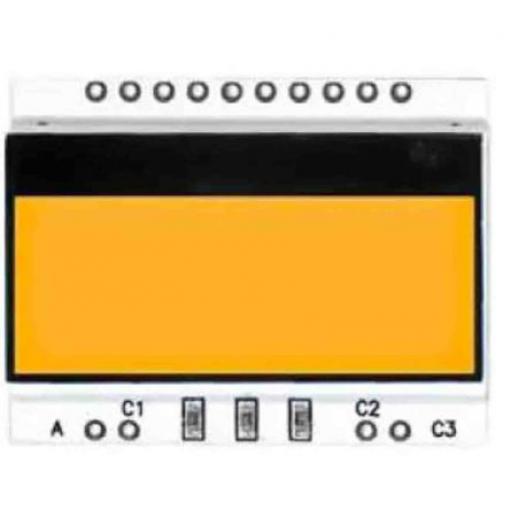 Podsvícení displeje, řada: EA DOGS104x-A barva Žlutá LED 40 x 33mm Display Visions
