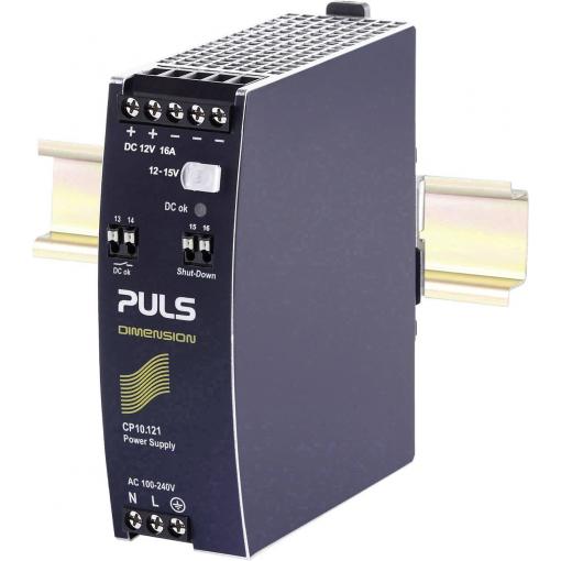 PULS CP10.121 síťový zdroj na DIN lištu 12 V/DC 16 A 192 W Počet výstupů:1 x Obsah 1 ks