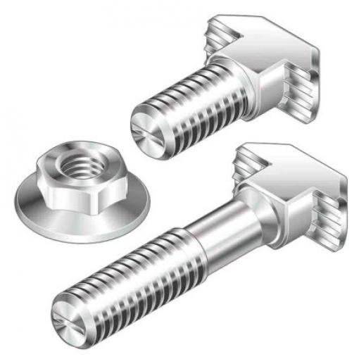 Bosch Rexroth M8 Šroub s hlavou tvaru T Propojovací komponent 10 mm
