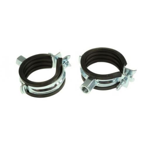 Hadicová svorka, Ocel, Stříbrná 44 mm Unistrut