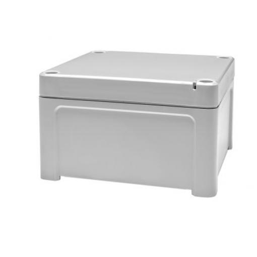 RS PRO Univerzální skříň IP65 barva Šedá IK08, IK07 barva Šedá Polykarbonát 110 mm 65 mm 110 mm Polyuretan