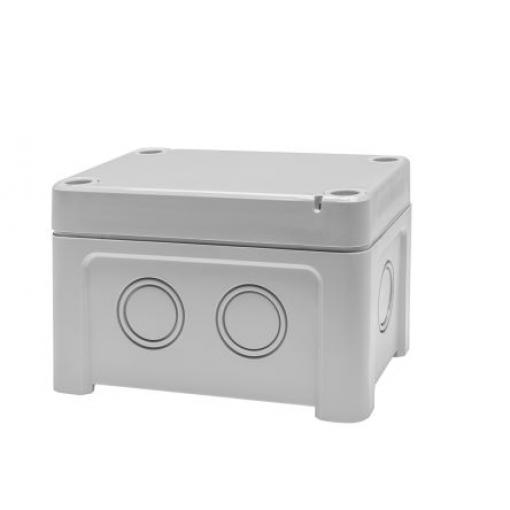RS PRO Univerzální skříň IP65 barva Šedá IK07, IK08 barva Šedá Polykarbonát 95 mm 60 mm 65 mm Polyuretan