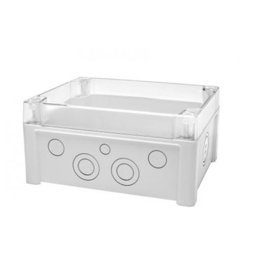RS PRO Univerzální skříň IP65 barva Šedá IK08, IK07 barva Průhledné Polykarbonát 201 mm 98 mm 163 mm Polyuretan