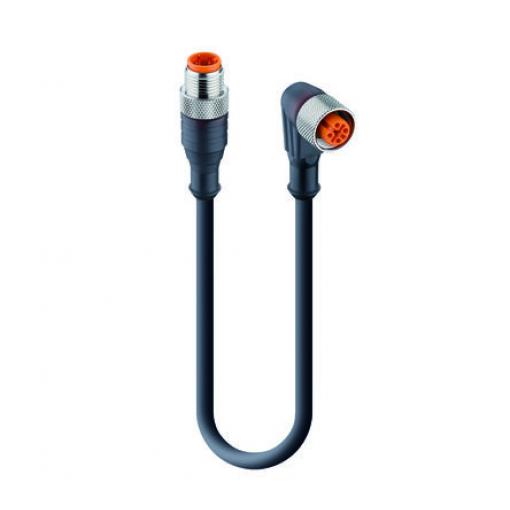 Kabel ovladače snímače, A: Vnější, A: Rovný 4, B: M12, B: Vnitřní, 250V 4, IP65, IP67, IP68, IP69K, řada: RST Lumberg