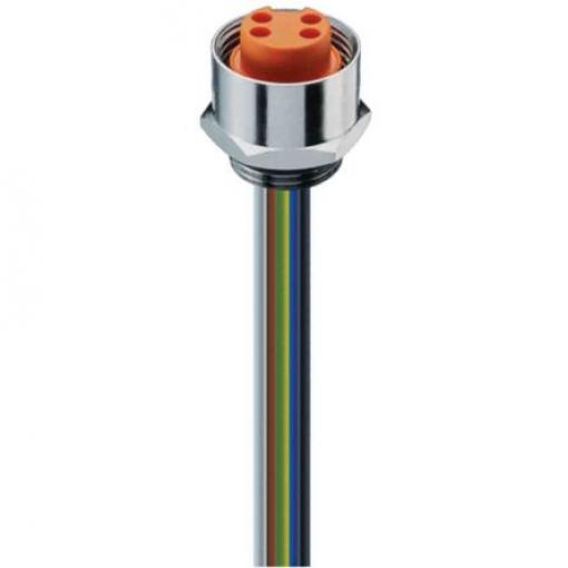 Kulatý konektor, A: Vnitřní, A: Zásuvka 4, 230V, IP68, řada: RKF 40/11-02/1.7 M Lumberg Automation 1.7 m