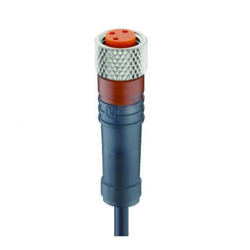 Kabel ovladače snímače, A: Vnitřní, A: M8, Rovný 3, B: Bez koncovky, 60V, IP65, IP67, IP69K, řada: RKMV Lumberg