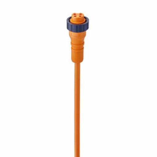 Kabel ovladače snímače, A: Vnitřní, A: 7/8 in kulatý, Rovný 4, B: Bez koncovky, 230 V ac, 250V dc, IP68, řada: RK 40-02