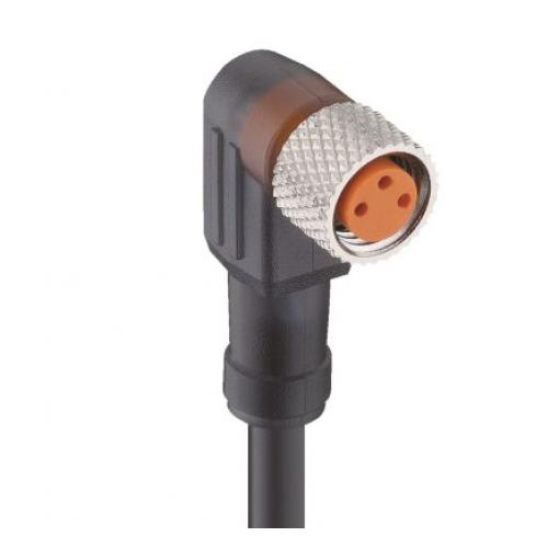 Kabel ovladače snímače, A: Vnitřní, A: Pravoúhlý 3, B: Bez koncovky, 30V, IP65, IP67, IP69K, řada: RKMWV/LED Lumberg