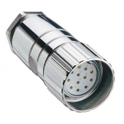 Kulatý konektor, počet kontaktů: 12, Kabel, velikost: M23 Lumberg Automation, pohlaví kontaktu: Vnitřní, orientace těla: