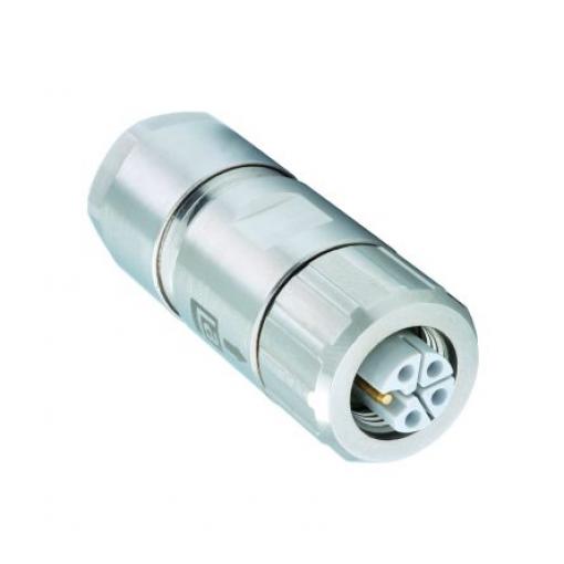 Kulatý konektor, počet kontaktů: 5, Kabel, velikost: M12 Lumberg Automation, pohlaví kontaktu: Vnitřní, orientace těla: