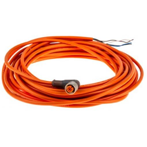 Kabel ovladače snímače, A: Vnitřní, A: Pravoúhlý 4, B: Volný konec, B: Neuzavřený, 250V, IP65, IP67, řada: RKWT Lumberg
