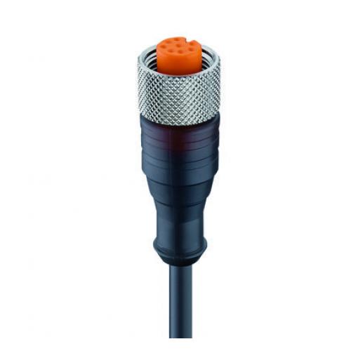 Kabel ovladače snímače, A: Vnitřní, A: Rovný 8, B: Volný konec, B: Neuzavřený, 30V, IP65, IP67, IP68, IP69K, řada: RKT