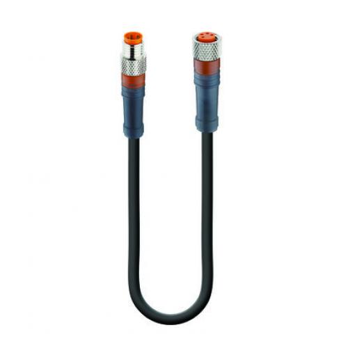 Kabel ovladače snímače, A: Vnější, A: Rovný 4, B: Přímý, B: Vnitřní, 30V 4, IP65, IP67, IP69K, řada: RSMV-RKMV Lumberg