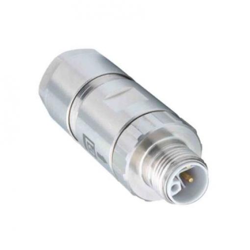 Kulatý konektor, počet kontaktů: 5, Kabel, velikost: M12 Lumberg Automation, pohlaví kontaktu: Vnější, orientace těla: