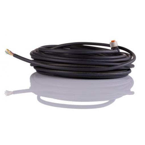 Kabel ovladače snímače, A: Vnitřní, A: Pravoúhlý 8, B: Volný konec, B: Neuzavřený, 30V, IP65, IP67, IP68, IP69K, řada: