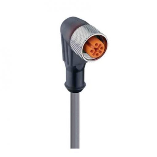 Kabel ovladače snímače, A: Vnitřní, A: Pravoúhlý 4, B: Volný konec, B: Neuzavřený, 30V, IP67, řada: RKWT Lumberg