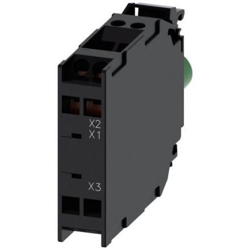 Siemens LED modul, řada: SIRIUS ACT 3SU14 Blok světel 110V Šroub barva Žlutá, Červená, Zelená LED