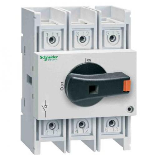 Schneider Electric Oddělovací (hlavní) vypínač, rozsah: VLS3P 3pólový Lišta DIN IP20 80 A 40 kW