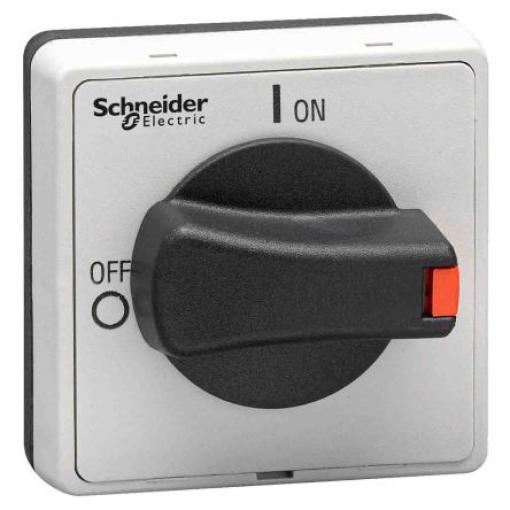 Otočná klika Černá, Šedá, řada: TeSys 1 zámky, pro použití s: TeSys VLS, délka: 1.89 in IP65 Schneider Electric