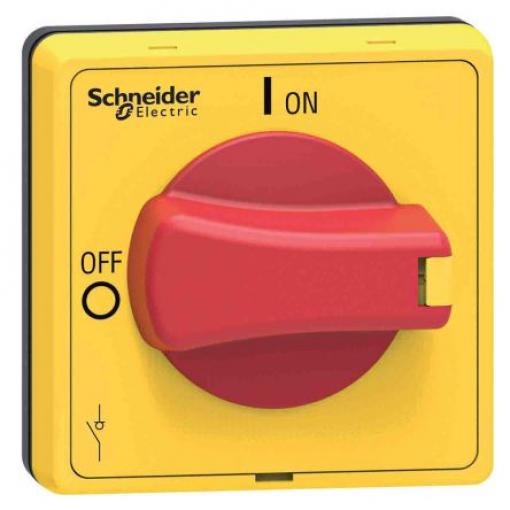 Otočná klika Červená, Žlutá, řada: TeSys 1 zámky, pro použití s: TeSys VLS, délka: 1.89 in IP65 Schneider Electric